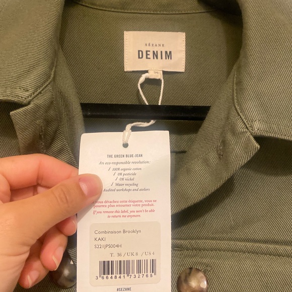 SOLD Sezane BROOKLYN JUMPSUIT - Picture 8 of 8